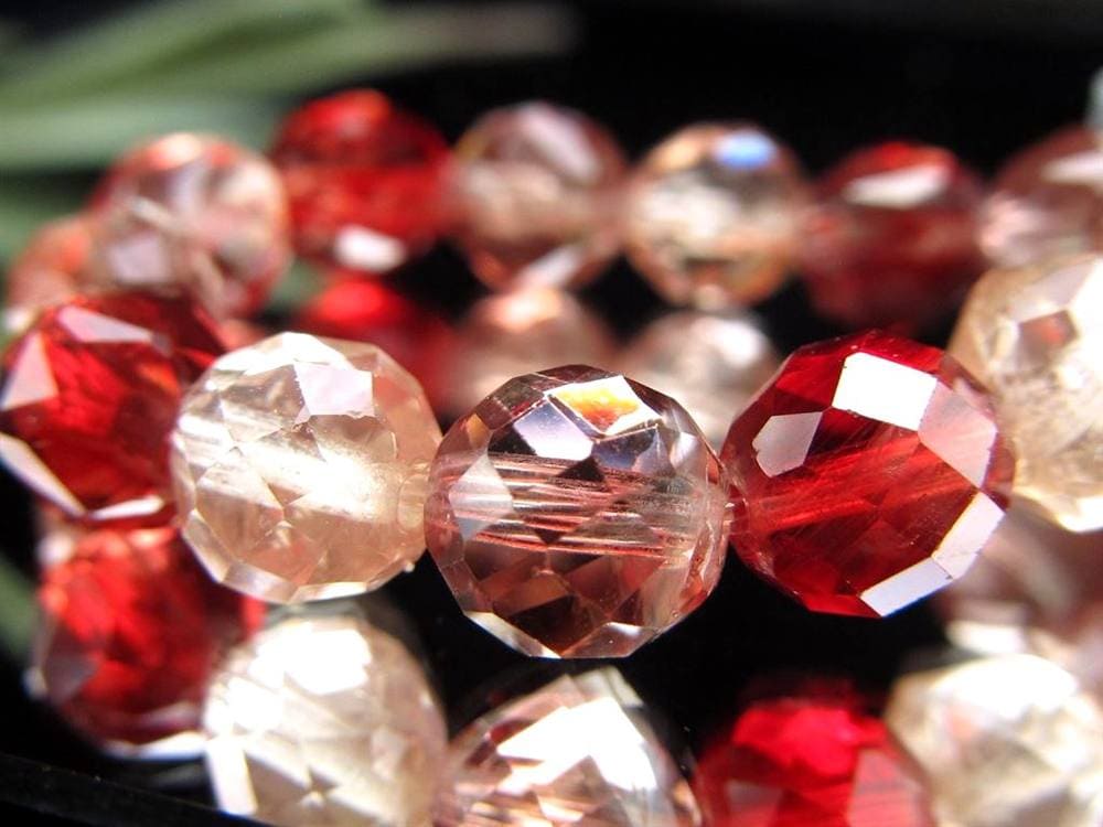 アンデシン ブレスレット レッド カラーチェンジ チベット産