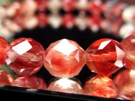 アンデシン ブレスレット レッド カラーチェンジ チベット産