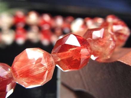 アンデシン ブレスレット レッド カラーチェンジ チベット産