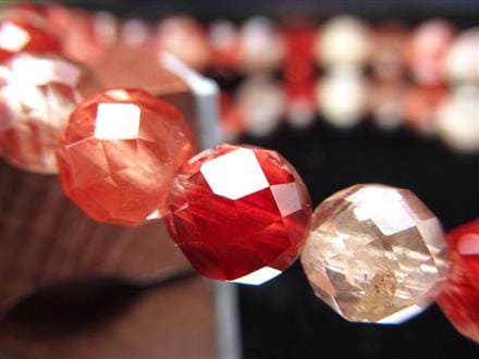 アンデシン ブレスレット レッド カラーチェンジ チベット産