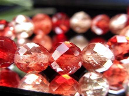 アンデシン ブレスレット レッド カラーチェンジ チベット産