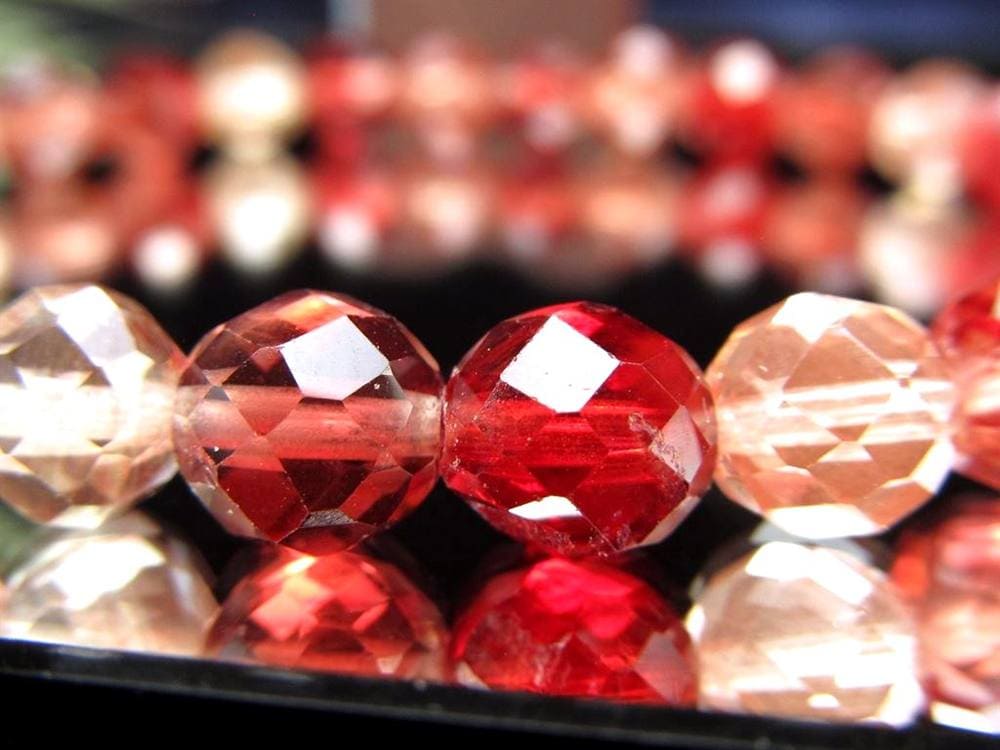 アンデシン ブレスレット レッド カラーチェンジ チベット産