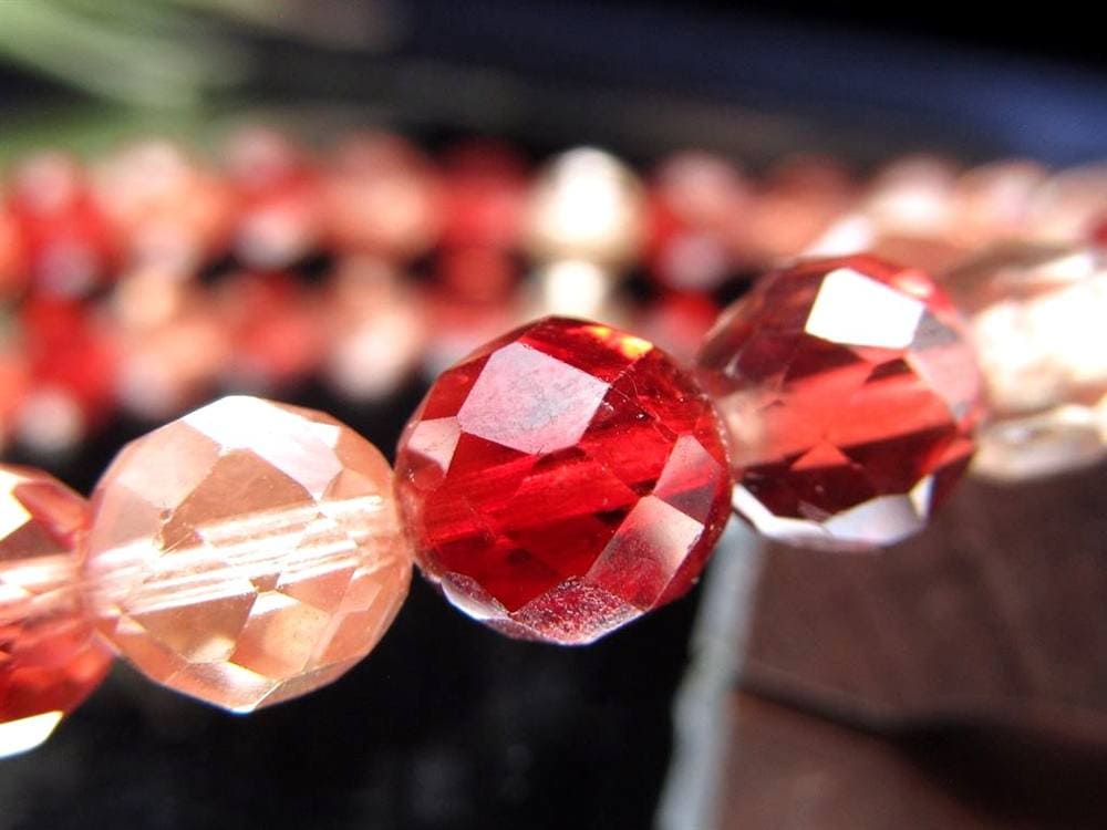 アンデシン ブレスレット レッド カラーチェンジ チベット産