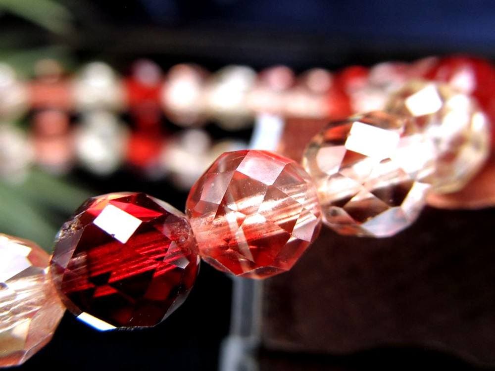 アンデシン ブレスレット レッド カラーチェンジ チベット産