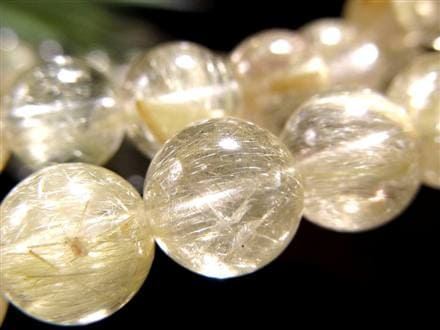 ゴールド ルチル クォーツ ブレスレット 金運