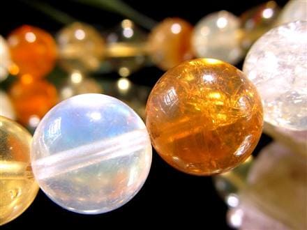 ファイアオパール タンブルブレスレット ファイヤーオパール レッドオパール 蛋白石