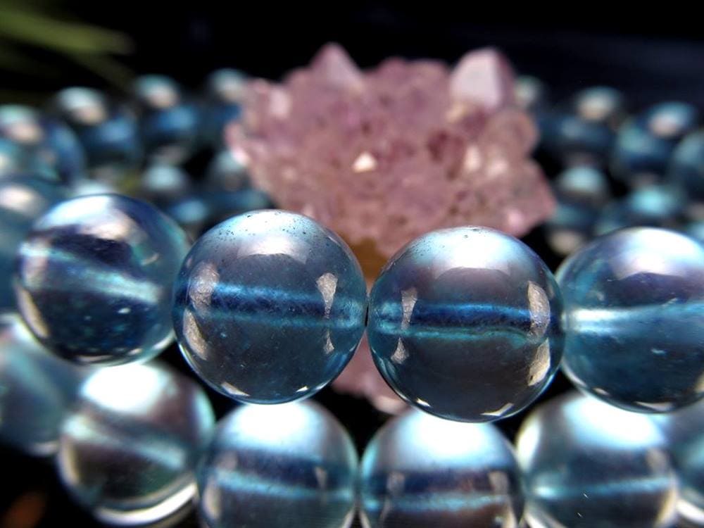 アクアマリン ブレスレット サンタマリア ベリル 藍玉