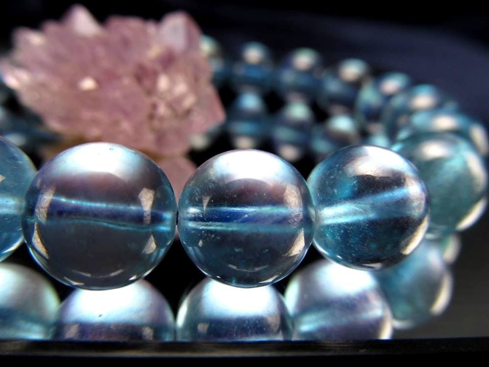 アクアマリン ブレスレット サンタマリア ベリル 藍玉