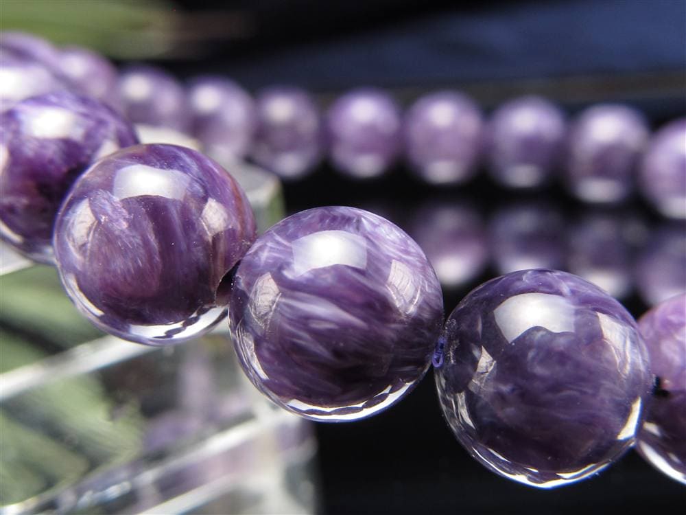 チャロアイト チャロ石 ブレスレット Charoite ロシア産