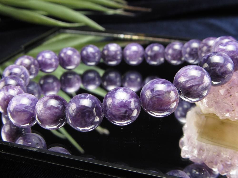 チャロアイト チャロ石 ブレスレット Charoite ロシア産