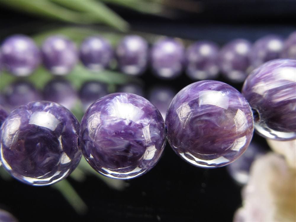 チャロアイト チャロ石 ブレスレット Charoite ロシア産