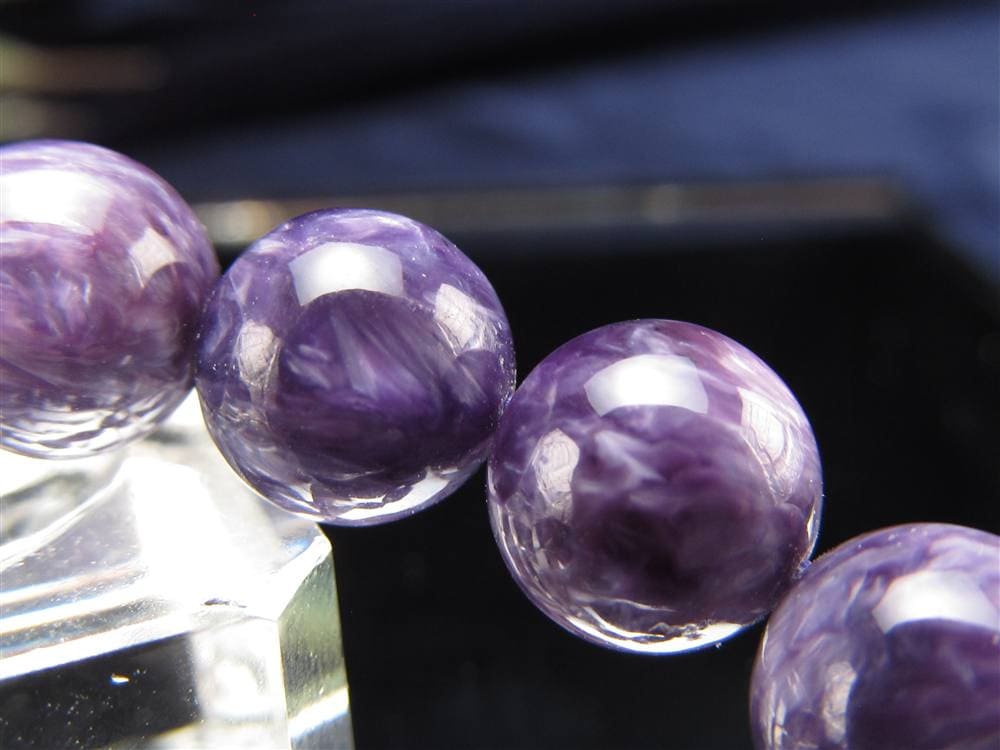 チャロアイト チャロ石 ブレスレット Charoite ロシア産
