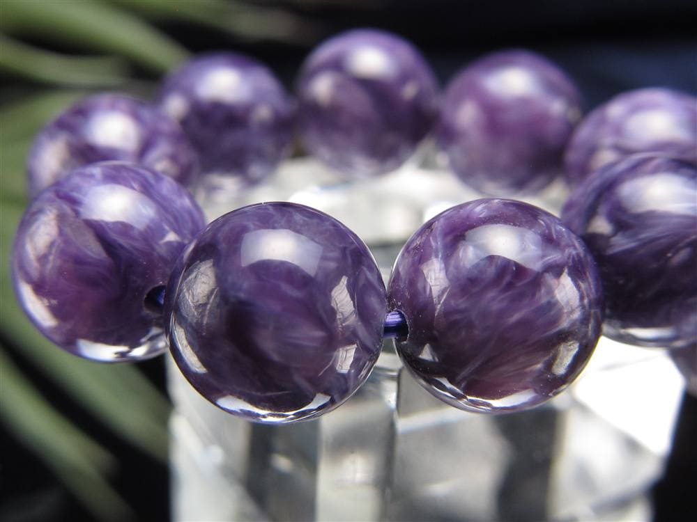 チャロアイト チャロ石 ブレスレット Charoite ロシア産