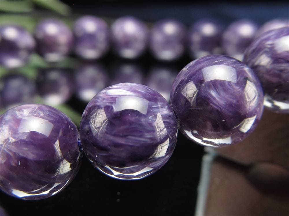 チャロアイト チャロ石 ブレスレット Charoite ロシア産