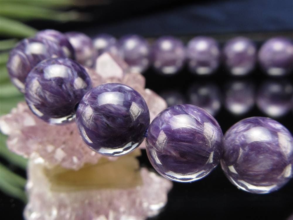 チャロアイト チャロ石 ブレスレット Charoite ロシア産