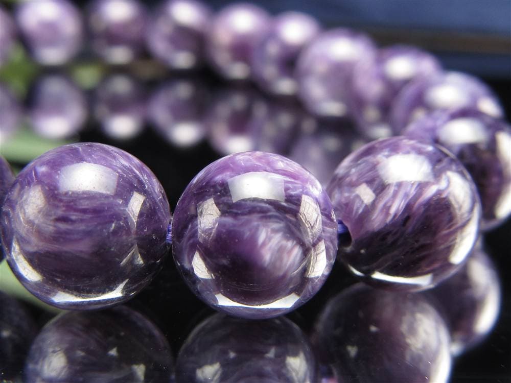 チャロアイト チャロ石 ブレスレット Charoite ロシア産