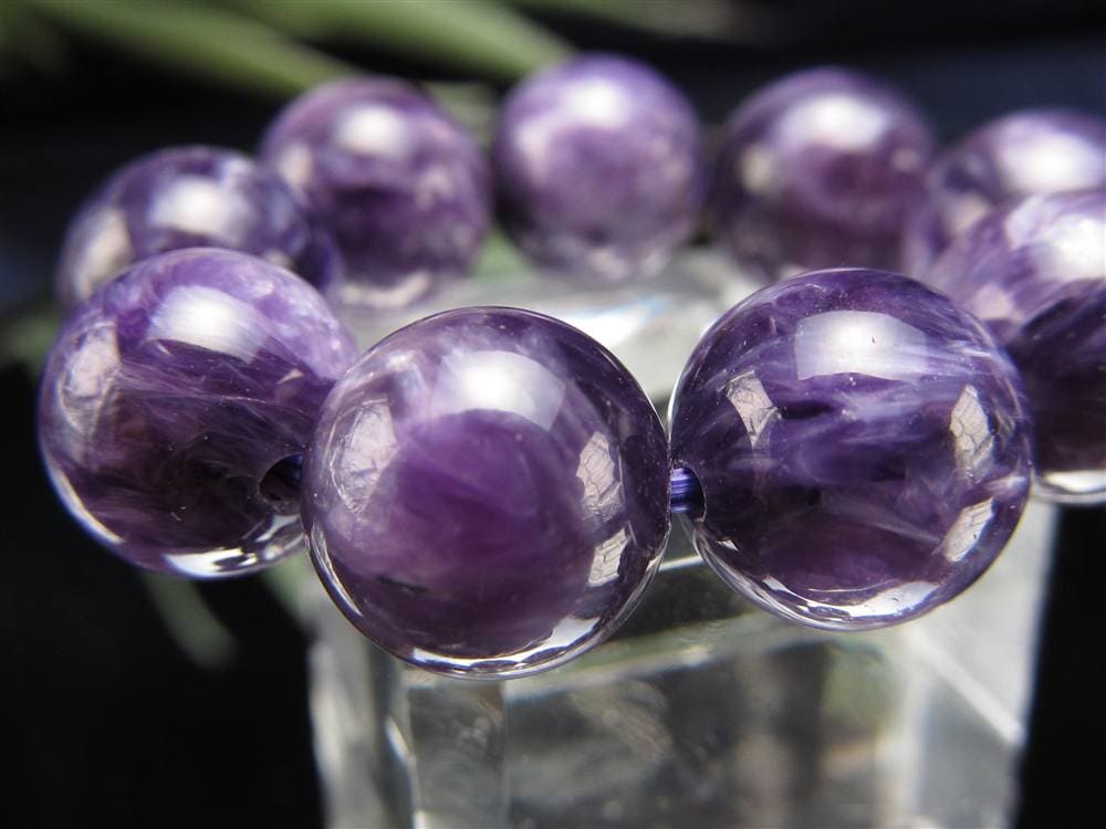 チャロアイト チャロ石 ブレスレット Charoite ロシア産