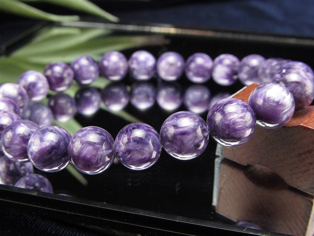 チャロアイト チャロ石 ブレスレット Charoite ロシア産