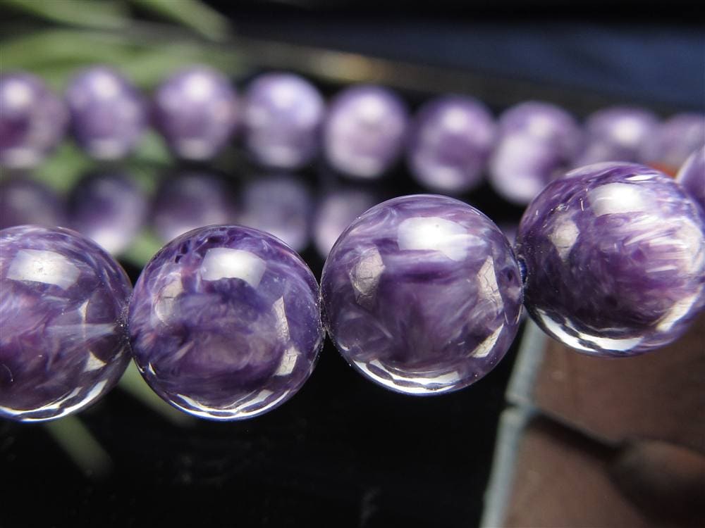 チャロアイト チャロ石 ブレスレット Charoite ロシア産