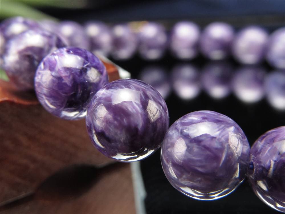 チャロアイト チャロ石 ブレスレット Charoite ロシア産