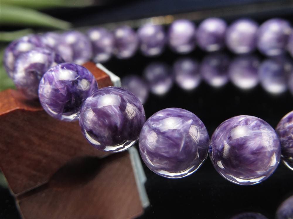 チャロアイト チャロ石 ブレスレット Charoite ロシア産