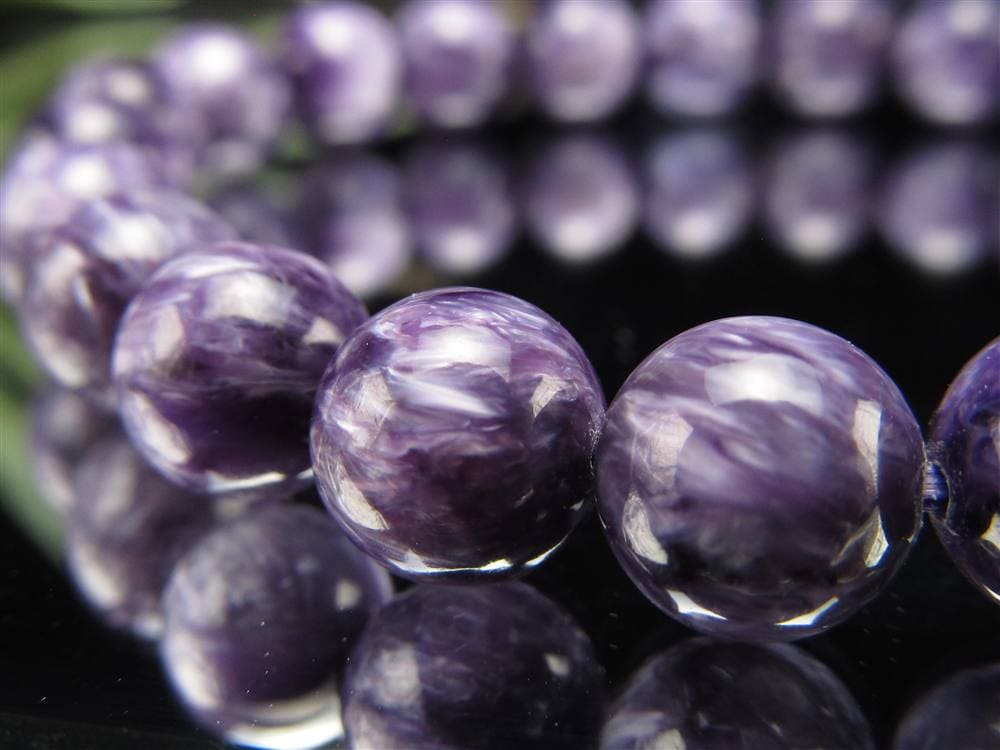 チャロアイト チャロ石 ブレスレット Charoite ロシア産