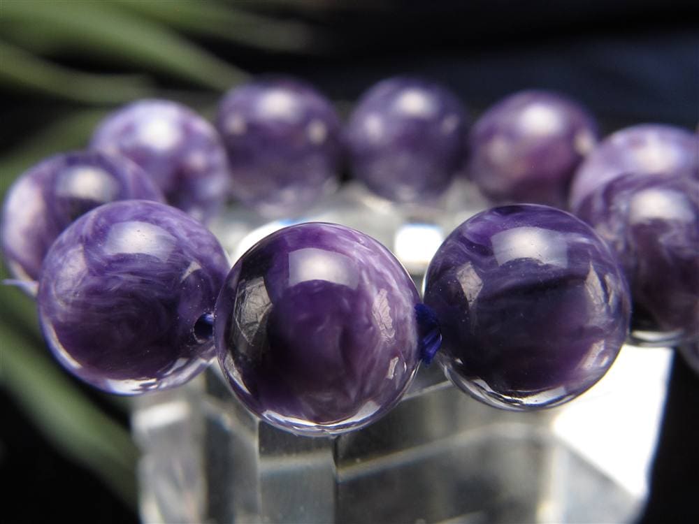 チャロアイト チャロ石 ブレスレット Charoite ロシア産