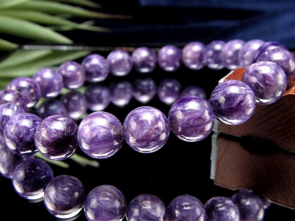 チャロアイト チャロ石 ブレスレット Charoite ロシア産