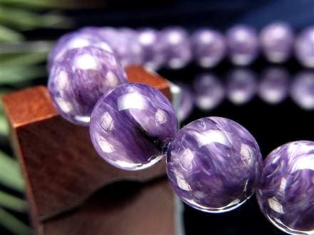 チャロアイト チャロ石 ブレスレット Charoite ロシア産