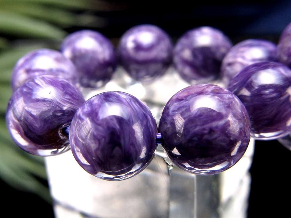 チャロアイト チャロ石 ブレスレット Charoite ロシア産
