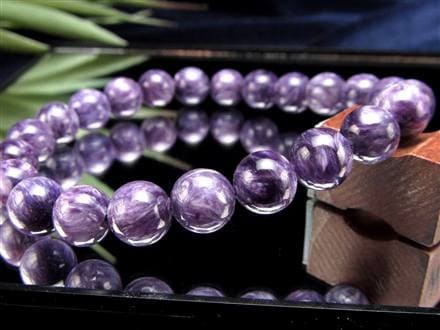 チャロアイト チャロ石 ブレスレット Charoite ロシア産