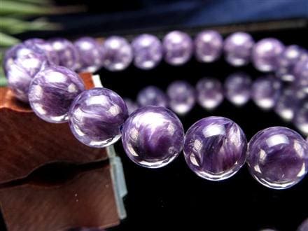 チャロアイト チャロ石 ブレスレット Charoite ロシア産