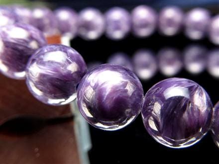 チャロアイト チャロ石 ブレスレット Charoite ロシア産