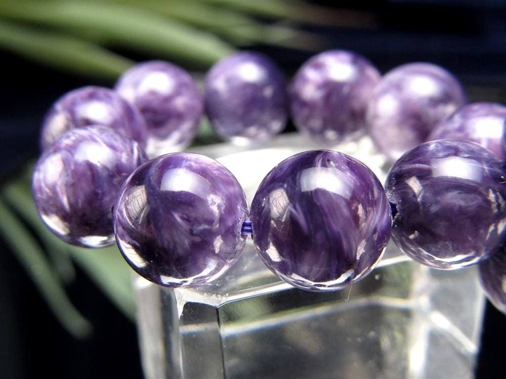 チャロアイト チャロ石 ブレスレット Charoite ロシア産