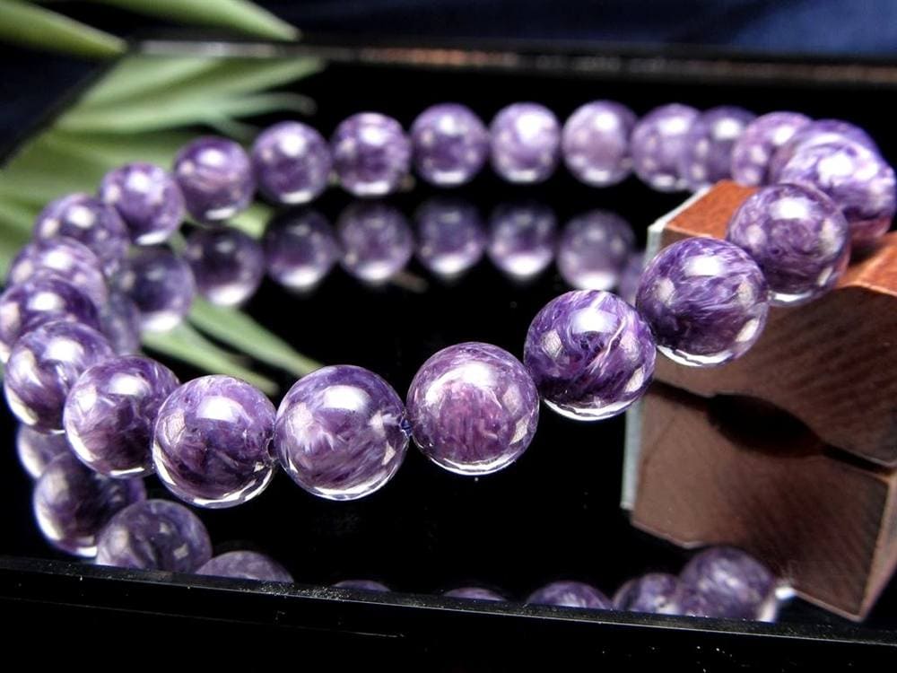 チャロアイト チャロ石 ブレスレット Charoite ロシア産