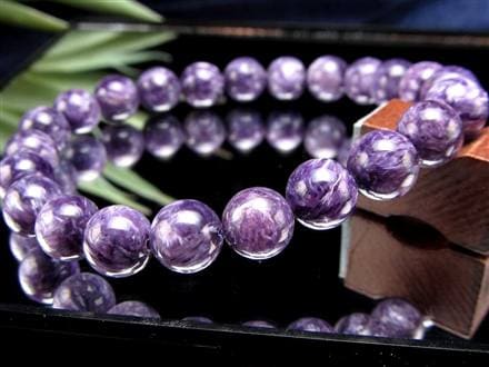 チャロアイト チャロ石 ブレスレット Charoite ロシア産