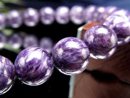 チャロアイト チャロ石 ブレスレット Charoite ロシア産