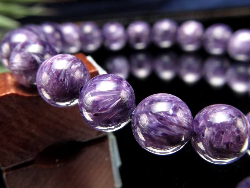 チャロアイト チャロ石 ブレスレット Charoite ロシア産