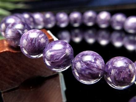 チャロアイト チャロ石 ブレスレット Charoite ロシア産