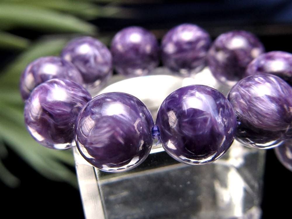 チャロアイト チャロ石 ブレスレット Charoite ロシア産