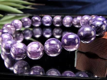 チャロアイト チャロ石 ブレスレット Charoite ロシア産