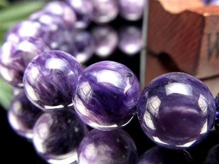 チャロアイト チャロ石 ブレスレット Charoite ロシア産