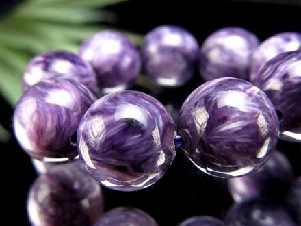 チャロアイト チャロ石 ブレスレット Charoite ロシア産
