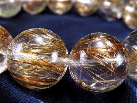 シルバールチル ルチルクォーツ ブレスレット シルバールチルクォーツ 二酸化チタン 仕事運