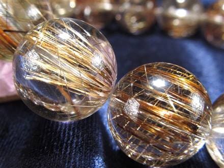 シルバールチル ルチルクォーツ ブレスレット シルバールチルクォーツ 二酸化チタン 仕事運