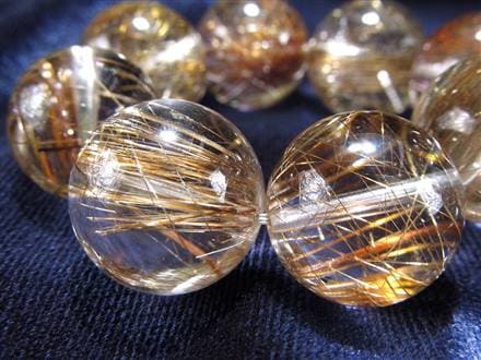 シルバールチル ルチルクォーツ ブレスレット シルバールチルクォーツ 二酸化チタン 仕事運