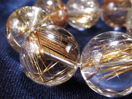 シルバールチル ルチルクォーツ ブレスレット シルバールチルクォーツ 二酸化チタン 仕事運