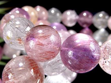 スーパーセブン ブレスレット ゲーサイト メロディー女史 レピドクロサイト セイクリッドセブン