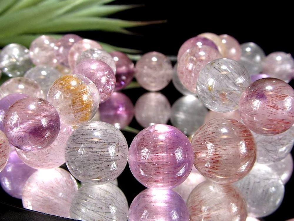 スーパーセブン ブレスレット ゲーサイト メロディー女史 レピドクロサイト セイクリッドセブン