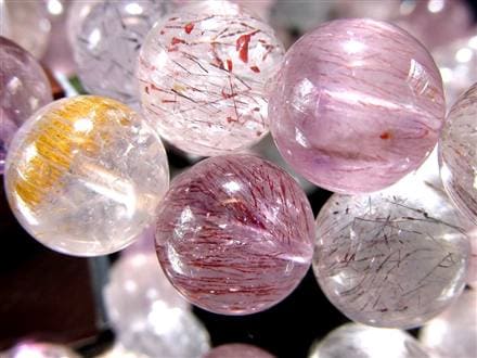 スーパーセブン ブレスレット ゲーサイト メロディー女史 レピドクロサイト セイクリッドセブン